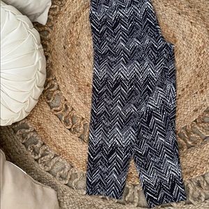 Leggings black & white dots Capri high waist